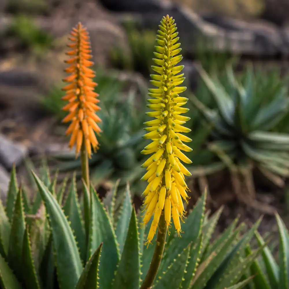 kvetoucí aloe vera