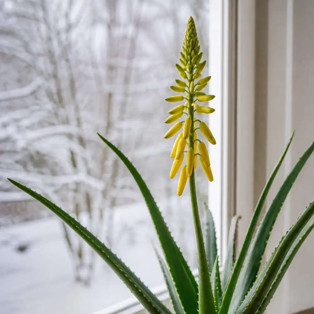 kvetoucí aloe vera